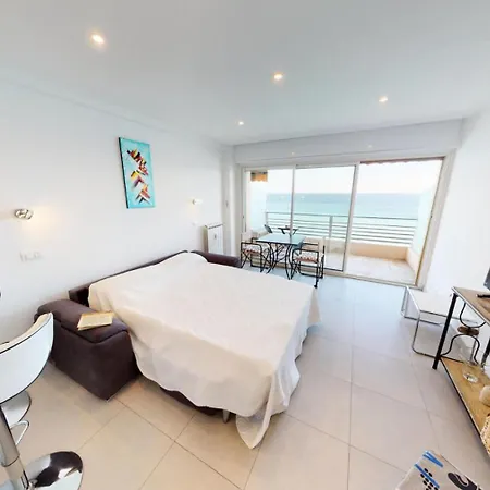 Le Florentina - Giotto - Superbe Studio Au 4eme Etage Face A La Mer Avec Terrasse Mae-9044 Apartament Mentona